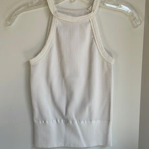 NWOT Llollo fitted heavyweight ribbed halter neck cami/tank top size M/L